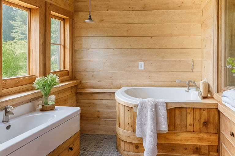 Выбор сантехнических материалов для деревянного дома: