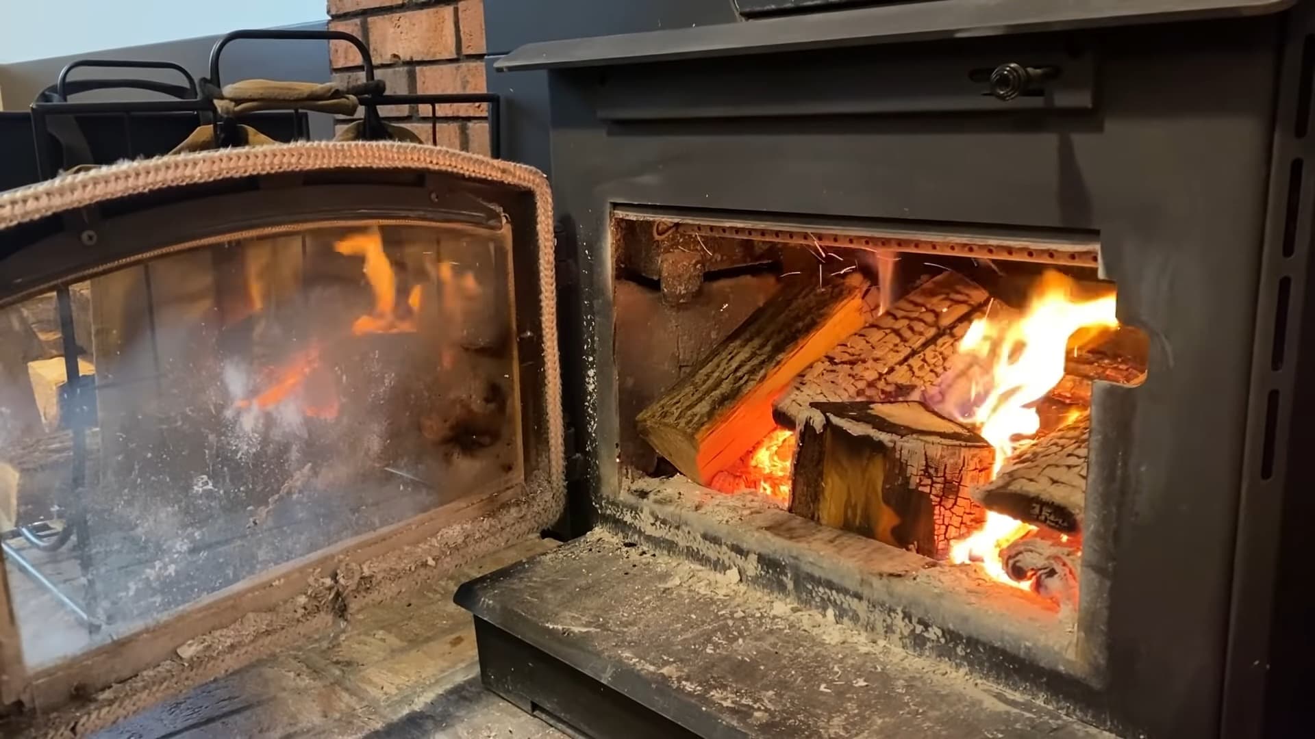 Отопление дома дровами